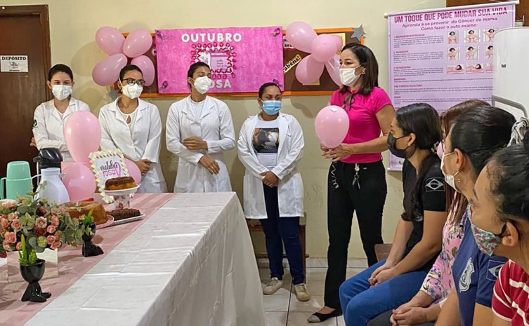 No Ceip Sul 14 servidoras participaram da ação - Foto: Seciju/Governo do Tocantins