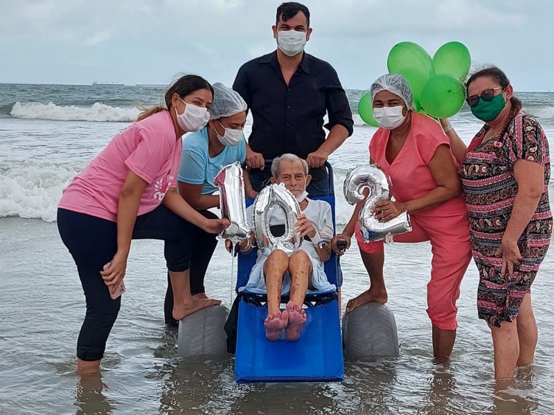 Francisco Rodrigues comemorou 102 anos (Foto: Divulgação)