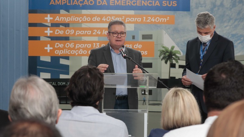 Ranolfo anunciou que a segunda etapa do programa Avançar do governo do Estado também irá destinar recursos para o hospital - Foto: Itamar Aguiar / Palácio Piratini