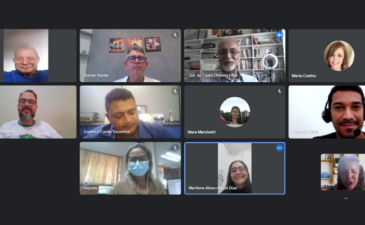 Novos membros do Fórum tomaram posse nessa segunda-feira, 8, durante reunião virtual - Foto: Reprodução/Google Meet