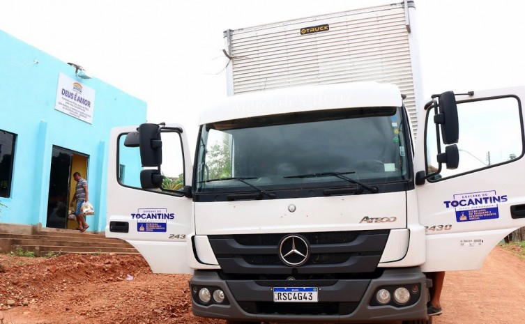 Recursos para aquisição dos kits de alimentos desta etapa são oriundos de emendas parlamentares de deputados estaduais - Foto: Carlessandro Souza/Governo do Tocantins