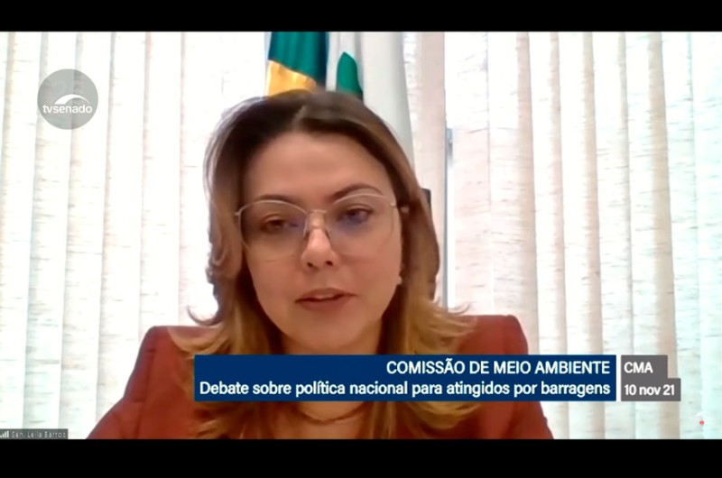 A senadora Leila Barros, relatora do projeto, prometeu entregar o seu parecer "o mais rápido possível", pois as audiências públicas a ajudaram a mitigar as dúvidas - Reprodução/Tv Senado