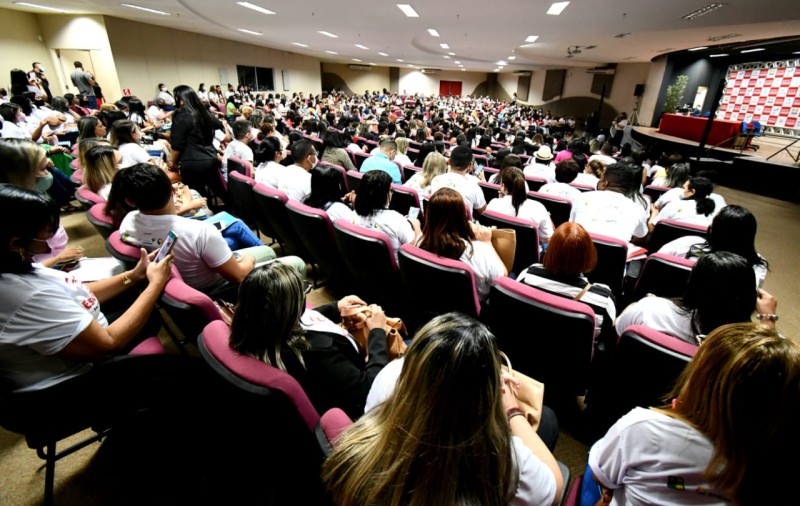 <em>Encontro Formativo do Pacto pela Aprendizagem realizado na UFMA, nesta quarta-feira (Foto: Lauro Vasconcelos)</em>