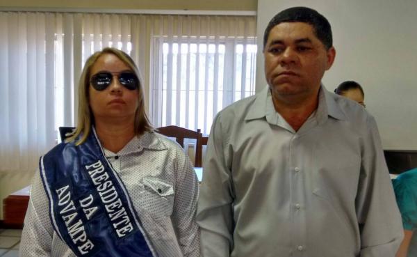 Presidente da Advampe, Elisângela Gomes e José Juca