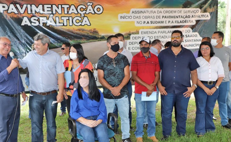 Ordens de Serviços para pavimentação asfáltica dos assentamentos Sudam e Filadélfia - Foto: Esequias Araújo/Governo do Tocantins