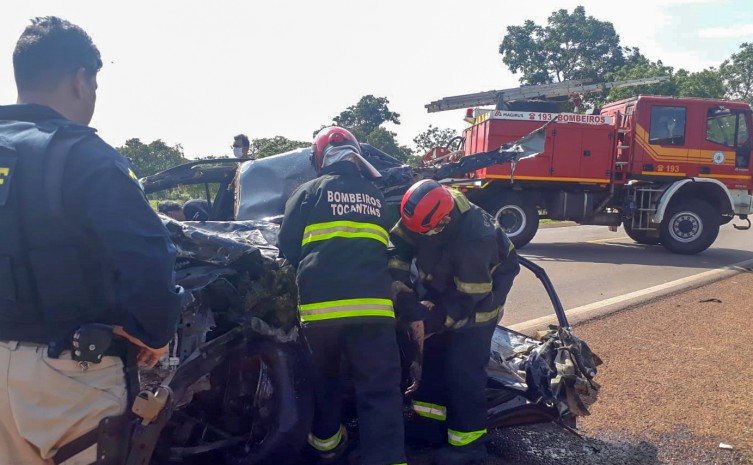 Acidentes foram registrados pelo Corpo de Bombeiros durante feriado prolongado - Foto: Corpo de Bombeiros/Governo do Tocantins