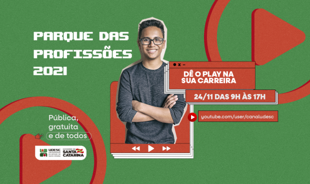  A Universidade do Estado de Santa Catarina (Udesc) promoverá na próxima quarta-feira, 24, a quarta edição do Parque das Profissões, evento que apresenta, a estudantes de ensino médio e de pré-vestibulares, 60 cursos gratuitos de graduação e possibilidade
