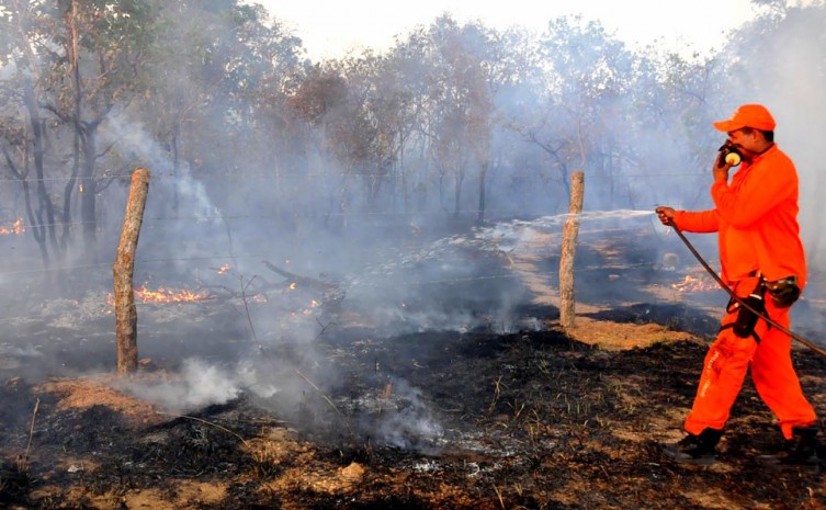 Adesão ao Protocolo do Fogo é um dos requisitos de pontuação para acesso aos recursos do ICMS Ecológico que repassa, anualmente, valores destinados ao Critério de Controle e Combate às Queimadas aos municípios - Foto: Marcel de Paula/Governo do Tocantins