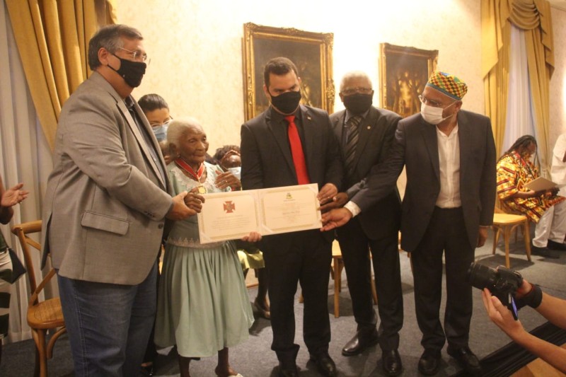 Mãe Elzita, uma das homenageadas com a Medalha Ordem dos Timbiras (Foto: Divulgação)