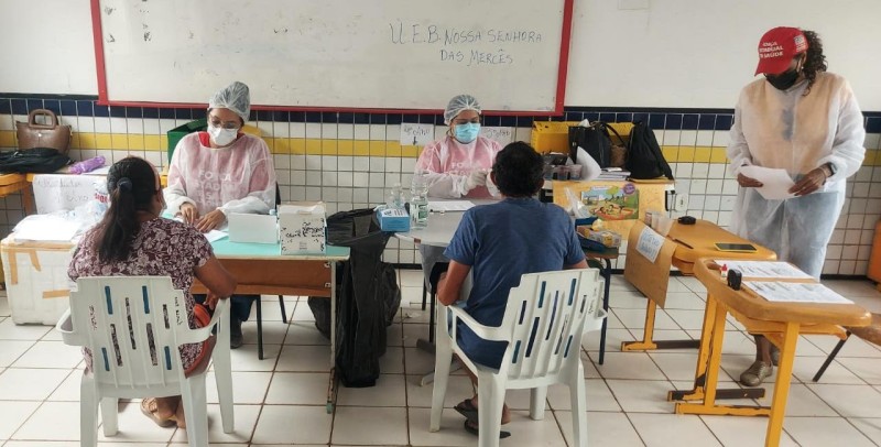 Ação em saúde do Projeto Proteger (Foto: Divulgação)