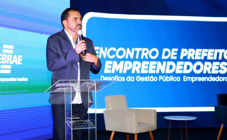 Governador Wanderlei Barbosa reforça parceria com os municípios durante abertura do 1° Encontro de Prefeitos Empreendedores - Foto: Aldemar Ribeiro/Governo do Tocantins