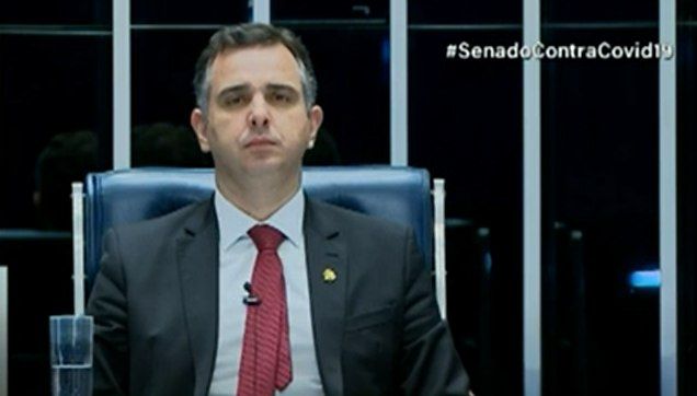O presidente do Senado, Rodrigo Pacheco - (Foto: Reprodução/Youtube 04.03.2021)