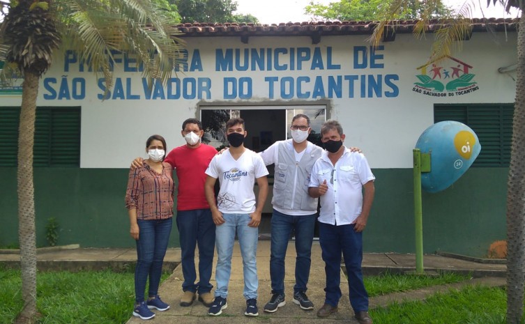 Trabalho da Equipe técnica conta com apoio da prefeitura de São Salvador - Foto: Turismo/Governo do Tocantins