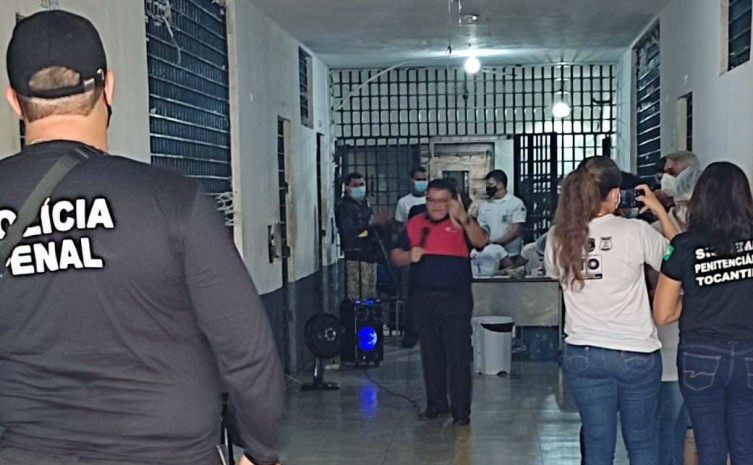 Em Guaraí a ação foi promovida em parceria com a Secretaria Municipal de Saúde e Igreja Universal - Foto: Seciju/Governo do Tocantins
