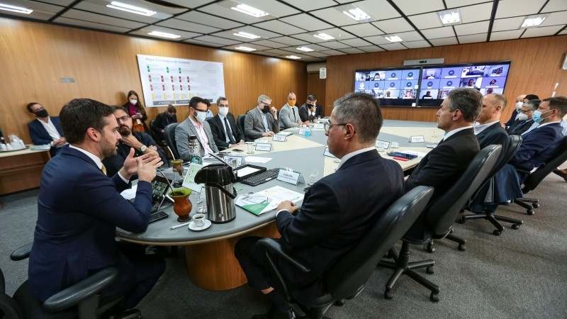 O conselho é composto por sete secretarias do Estado e sete representantes da sociedade - Foto: Gustavo Mansur / Palácio Piratini