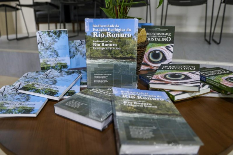 O Livro sobre a Estação Ecológica do Rio Ronuro será distribuído inicialmente para as escolas da região - Foto por: Sema-MT