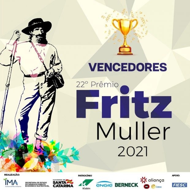 Foto: Divulgação/ IMA As melhores e mais inovadoras iniciativas de preservação do meio ambiente em Santa Catarina serão premiadas na noite desta sexta-feira, 3, em Florianópolis. A entrega do 22º Prêmio Fritz Müller, maior reconhecimento da área ambiental
