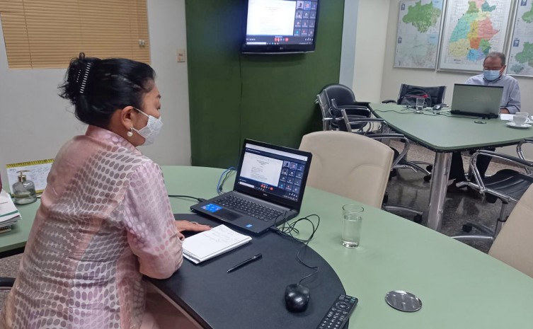 A Semarh é membro da Câmara Setorial e foi representada na reunião pela gestora da pasta Miyuki Hyashida - Foto: Governo do Tocantins