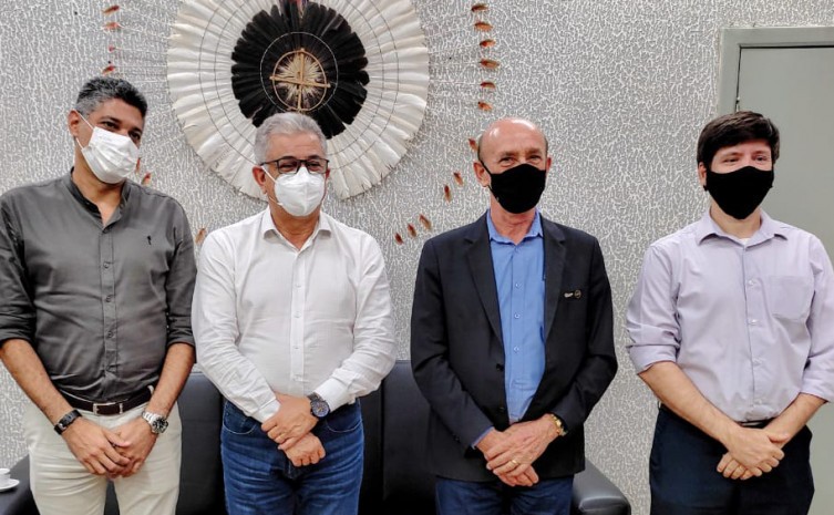 Rodolfo Ferreira, Hercy Filho, Itelvino Pisoni e Marcelo Perim traçaram planos para o turismo - Foto: Adetuc/Governo do Tocantins