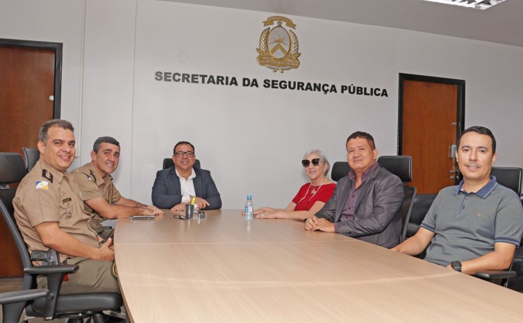 Secretário reforçou que a SSP está à disposição para contribuir com órgãos de segurança do Estado - Foto: Luiz de Castro/Governo do Tocantins