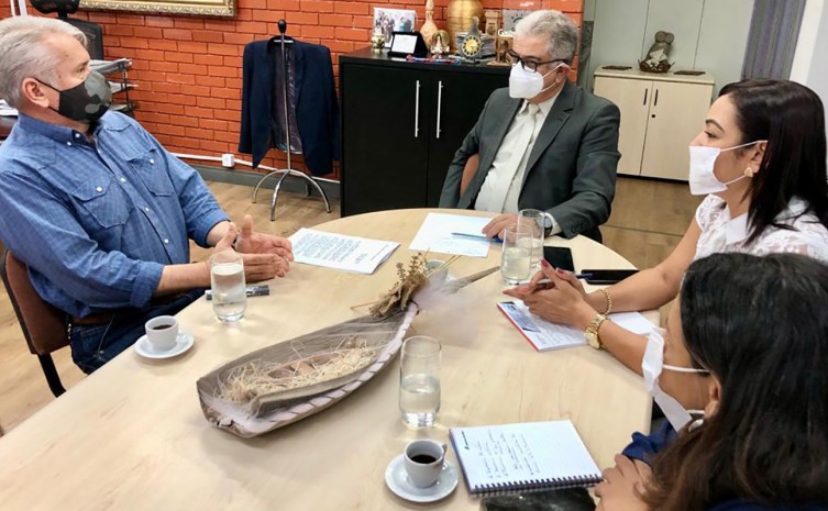 Desenvolvimento do etnoturismo foi tema de reunião entre gestores da Adetuc e Funai - Foto: Flávio Cavalera/Governo do Tocantins
