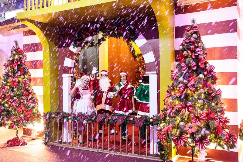 Governador Mauro Mendes e a primeira - dama, Virginia Mendes lançam o Natal de Vida, Fé e Superação na Arena Pantanal - Foto por: Marcos Vergueiro/Secom-MT