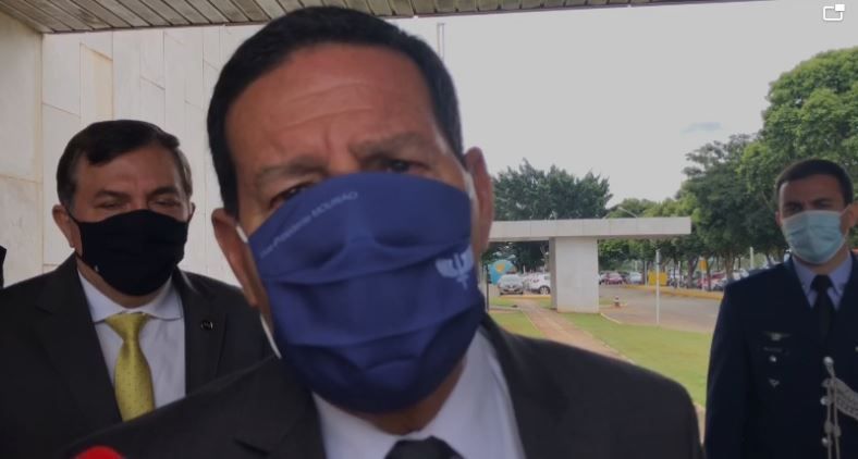 Para Mourão, em dois meses Brasil aumentará velocidade da vacinação - (Foto: Reprodução)