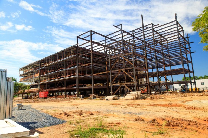 Obra Hospital Central - Foto por: Marcos Vergueiro/ Secom-MT