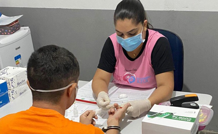 Os atendimentos foram realizados em parceria com a Secretaria Municipal de Saúde de Paraíso do Tocantins, e a ação resultou em 100 avaliações médicas - Foto: Seciju/Governo do Tocantins