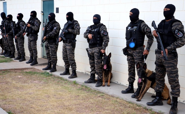 O NOC atua em operações de segurança dentro e fora do Sistema Penal - Foto: Seciju/Governo do Tocantins