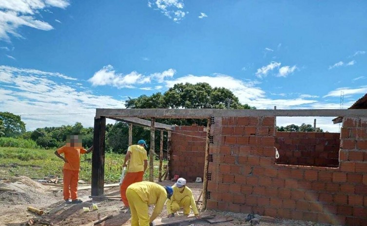 A ação conta com a mão de obra de oito custodiados - Foto: Seciju/Governo do Tocantins