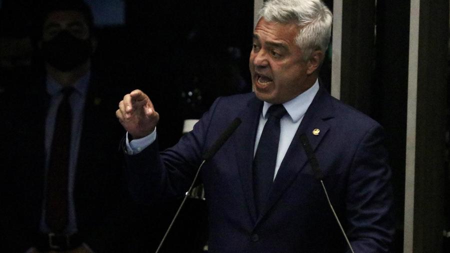 O Senado Major Olímpio (PSL-SP) morreu hoje, aos 58 anos, em São Paulo, devido a complicações da covid-19 Imagem: FREDERICO BRASIL/ESTADÃO CONTEÚDO