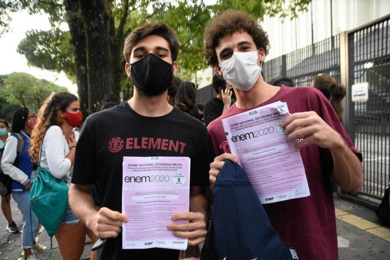 Estudantes podem conferir as notas individuais no dia 29 de março - (Foto: RONALDO SILVA/FUTURA PRESS/ESTADÃO CONTEÚDO - 24/01/2021)