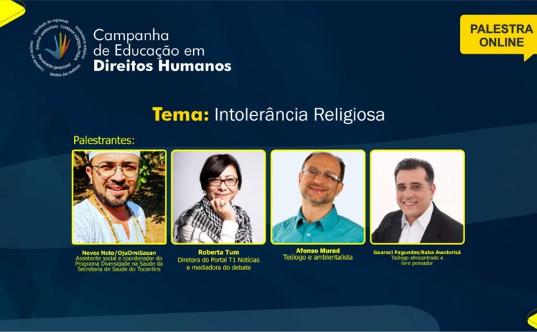 Campanha contará com sete edições, abordando diferentes temáticas ligadas aos direitos humanos - Foto: Naab Thalys/Governo do Tocantins