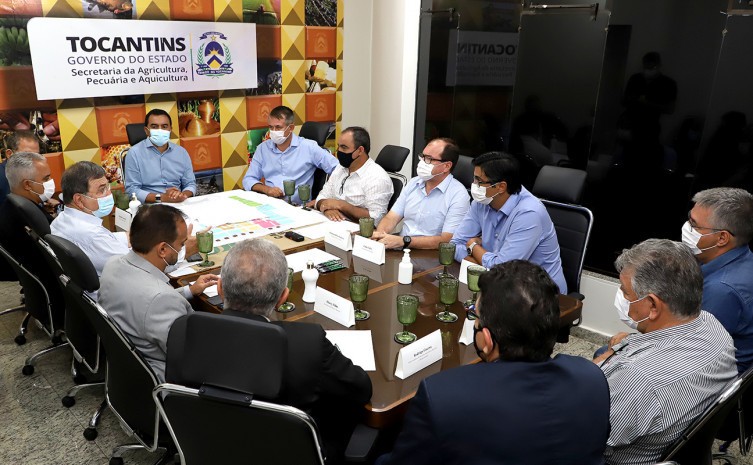 Governador Wanderlei Barbosa autoriza a realização da Agrotins 2022 em formato híbrido - Foto: Washington Luiz/Governo do Tocantins