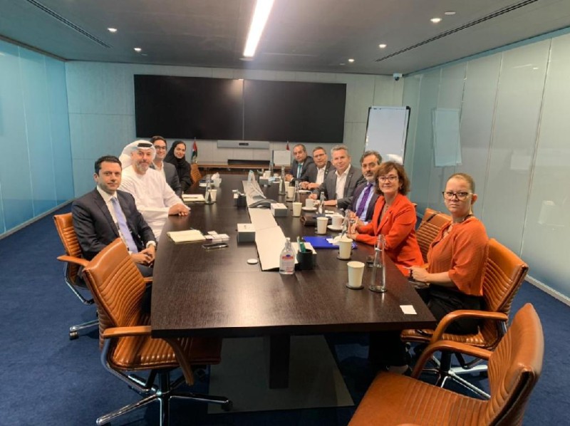Governador Mauro Mendes e comitiva se reúnem com representantes do Fundo Mubadala, segundo maior dos Emirados Árabes - Foto por: Secom-MT