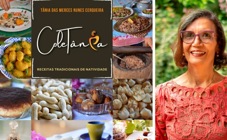 Livro ColeTânia – Receitas Tradicionais de Natividade é escrito pela professora e chef de cozinha Tânia das Mercês - Foto: Divulgação