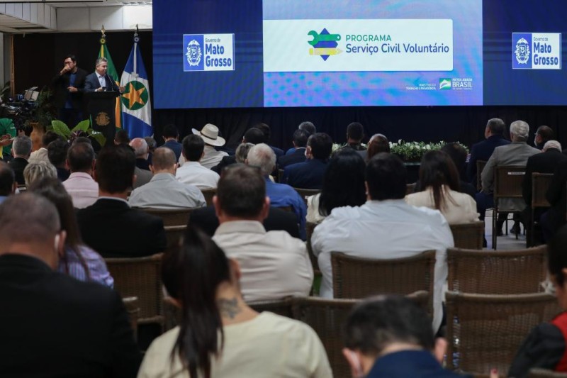 Governador Mauro Mendes e ministro do Trabalho e Previdência, Onyx Lorenzoni, apresentam programa que oferta cursos de qualificação para trabalhadores desempregados - Foto por: Mayke Toscano/Secom-MT