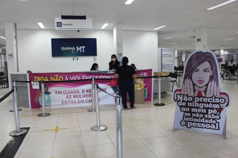 As atividades, que começaram nesta segunda-feira (07.03), contam com o apoio de vários parceiros, entre eles a Defensoria Pública do Estado e a Secretaria Municipal da Mulher. - Foto por: Nayara Takahara | Seplag