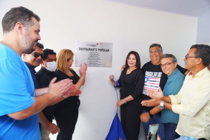 (Governador Flávio Dino entregou mais um Restaurante Popular ampliando a segurança alimentar na região (Foto: Handson Chagas))