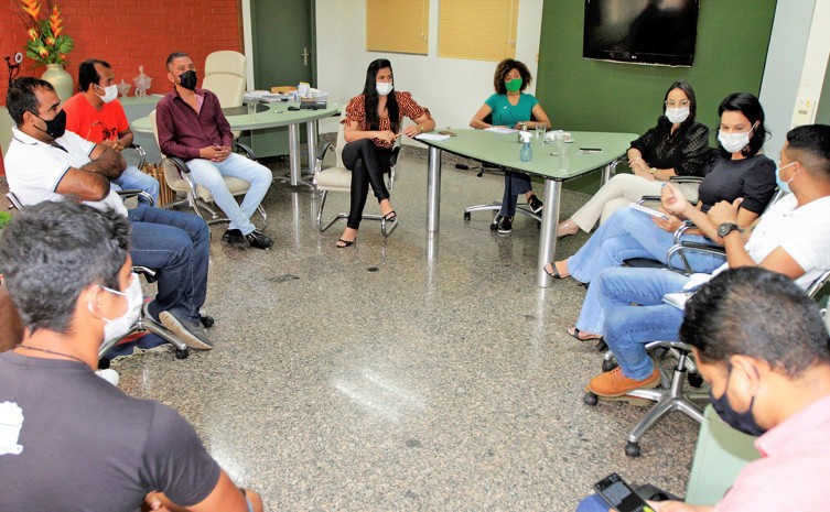 A Arpit veio buscar parceria do Governo do Tocantins para a consolidação de projetos e ações voltadas às comunidades indígenas  - Foto: Marcel de Paula/Governo do Tocantins