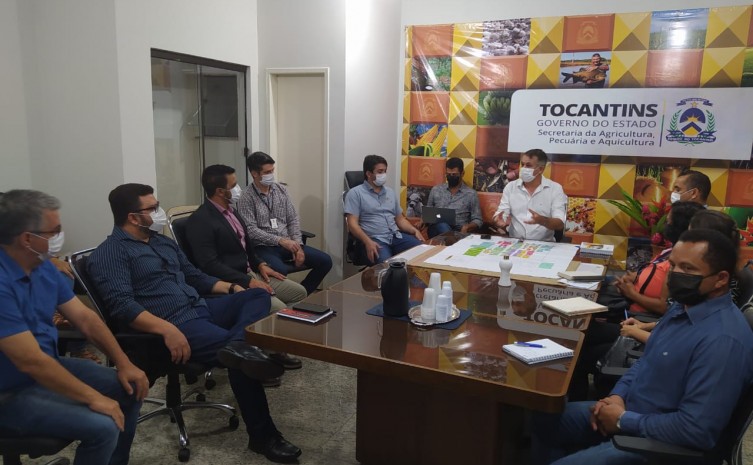 Encontro faz parte da agenda elaborada pela Seagro para o alinhamento dos trabalhos e apresentação do projeto da Agrotins para as instituições envolvidas com o evento - Foto: Agricultura/Governo do Tocantins