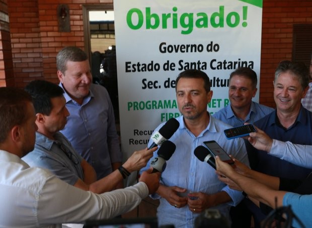 Anúncio da liberação de recursos aconteceu em Vargeão Foto: Julio Cavalheiro/Secom