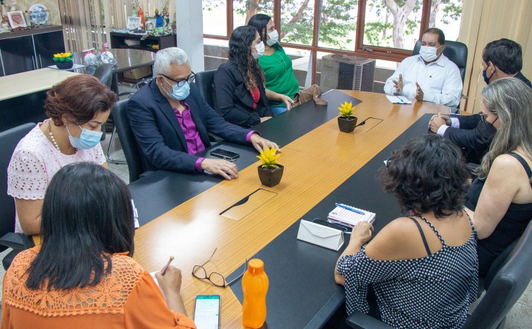 Técnicos do Governo do Tocantins reúnem-se com representantes do INSS de Brasília - Foto: Carlessandro Souza/Governo do Tocantins