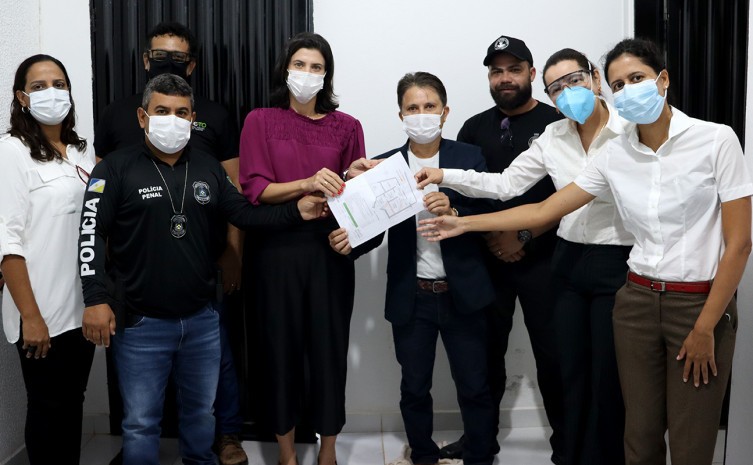 Parceria possibilita a construção de um novo espaço adequado para o atendimento de custodiados assistidos pela Defensoria Pública do Estado do Tocantins - Foto: Lauane dos Santos/Governo do Tocantins