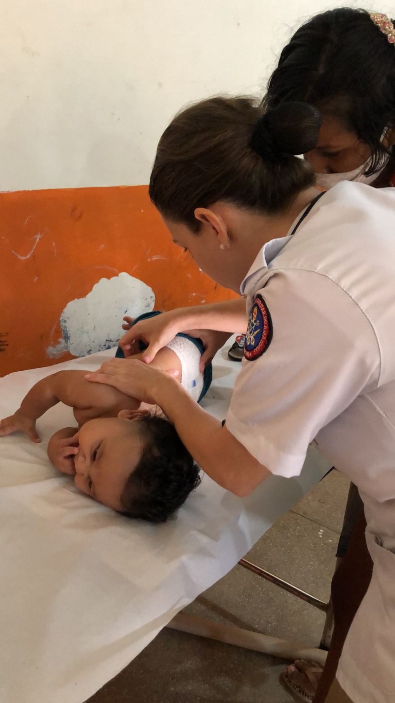 serviços de saúde durante comemoração do aniversário de Rio Preto da Eva