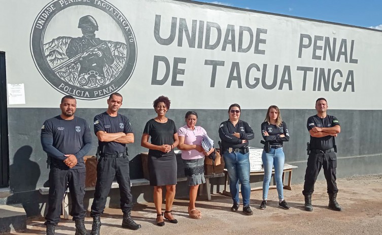 Equipe que coordenará o Projeto na Unidade passou por treinamento promovido pela Gerência de Reintegração Social, Trabalho e Renda ao Preso da Seciju - Foto: Seciju/Governo do Tocantins