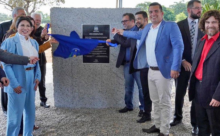 Secretário participa da cerimônia de lançamento da pedra fundamental do Fórum de Gurupi - Foto: SSP/Governo do Tocantins