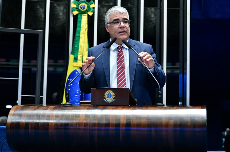 O senador Eduardo Girão (Podemos-CE) destacou que a proposição teve apoio de 34 senadores - Waldemir Barreto/Agência Senado