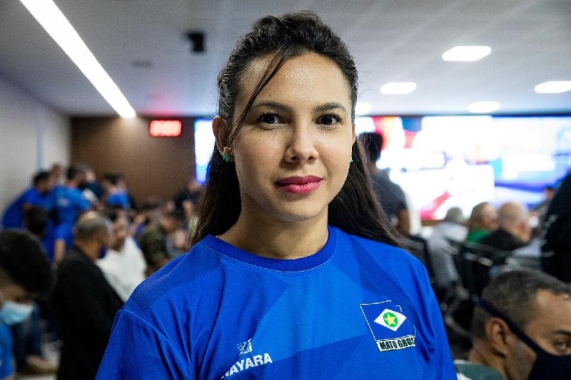 A atleta do karatê, Nayara Amarante, foi contemplada na edição anterior do OlimpusMT - Foto por: Christiano Antonucci